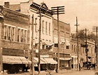 The west side of the Public Square,in Nelsonville Ohio. 1910 ...