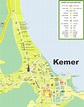 Kemer hotels and sightseeings map - Ontheworldmap.com