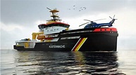 Drittes neues Mehrzweckschiff für die Küstenwache
