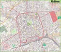 Large detailed map of Udine - Ontheworldmap.com