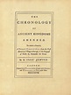 NEWTON, Isaac. The Chronology of Ancient Kingdoms Amended. To Which is ...
