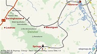 StepMap - Deister-Wanderung Februar 2017 - Landkarte für Welt