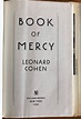 1984 First Edition of Book of Mercy by Leonard Cohen Stated | Etsy