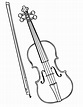 Dibujos de Violin Unico para Colorear para Colorear, Pintar e Imprimir ...