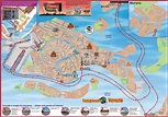 Visita de la ciudad plano de Venecia - Venecia, italia mapa turístico ...