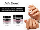 Mia Secret Frosted Pink Acrylic Powder Nail Art | Etsy