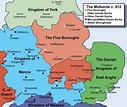 East Midlands English - Wikipedia in 2020 | England map, Map of britain ...