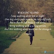 WALKING ALONE! I was walk... | Quotes & Writings by Rinku Biswas ...