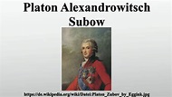 Platon Alexandrowitsch Subow - YouTube