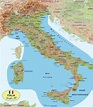 Karte von Italien (Land / Staat) | Welt-Atlas.de