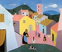 Jean Hugo (1894-1984) , Place du village en Catalogne | Christie's