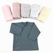 Camiseta para bebé cruzada de algodón 100% - Elfi e Fate