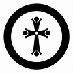 cruz de quatro pontas em forma de monograma cruz ícone de cruz ...