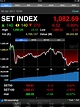 The Stock Expert: SET index on ipad