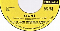 Remember Five Man Electrical Band’s 1971 Hit, ‘Signs’? | Best Classic Bands