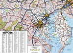 Map Of The State Of Maryland With Cities - Island Maps