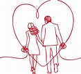 Download Love Significant Other Drawing - Parejas Enamorados Dibujos ...