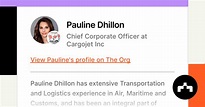 Pauline Dhillon - Chief Corporate Officer at Cargojet Inc | The Org