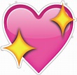 Pink Emoji Heart Png
