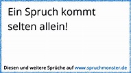 ein opfer kommt selten allein | Spruchmonster.de