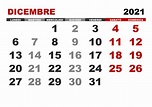 Dicembre 2021 Calendario Da Stampare | calendario jan 2021