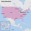 StepMap - Karte Stamford - Landkarte für USA