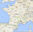 Nimes on Map of France