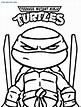 Dibujos de Tortugas Ninja para colorear - para imprimir gratis