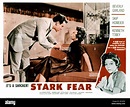 STARK FEAR, from left: Skip Homeier, Beverly Garland, 1962 Stock Photo ...