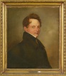 Huile sur toile "Portrait de Karl Heinrich von Helldorff (1804 - 1866 ...