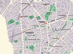 Islington london Borough Retro Map Giclee Print - Etsy