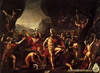 Leonidas en las Termopilas | artehistoria.com