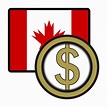 Canada, coin, dollar, exchange, money, canada flag, payment icon ...