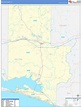 Walton County, FL Zip Code Wall Map Basic Style by MarketMAPS
