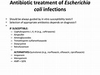 E coli sepsis antibiotics