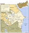 Map of Azerbaijan, Geography