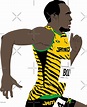 Usain Bolt Dibujo: Pegatinas | Redbubble