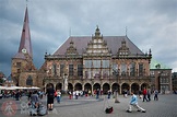 ᐈ Marktplatz de Bremen, una plaza de cuentos y leyendas