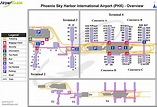 Phx airport terminal map - Phx terminal map (Arizona - USA)
