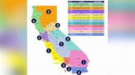Drafts of California's updated legislative, congressional districts ...