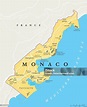 Stock ilustrace Monacká Politická Mapa – stáhnout obrázek nyní - Monako ...