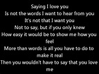 More Than Words Extreme Lyrics - YouTube