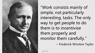 Frederick Winslow Taylor quote | Motivation, Frederick winslow taylor ...