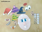 Face Parts Game - with free printable - Craftulate