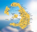 Isla Santorini: historia, ubicación geográfica, mapa, lugares ...