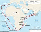Vasco da Gama's first voyage to India (1497-99). By Encyclopædia ...