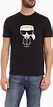 Karl Lagerfeld Moda Hombre 755060501250990 Negro Algodon T-Shirt ...