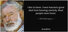 TOP 25 LISTENING QUOTES (of 1000) | A-Z Quotes
