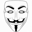 Hacker Mask coloring page - Download, Print or Color Online for Free