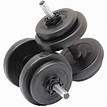 MAX FITNESS 15KG DUMBBELL FREE WEIGHTS SET HOME GYM/WORKOUT/TRAINING ...